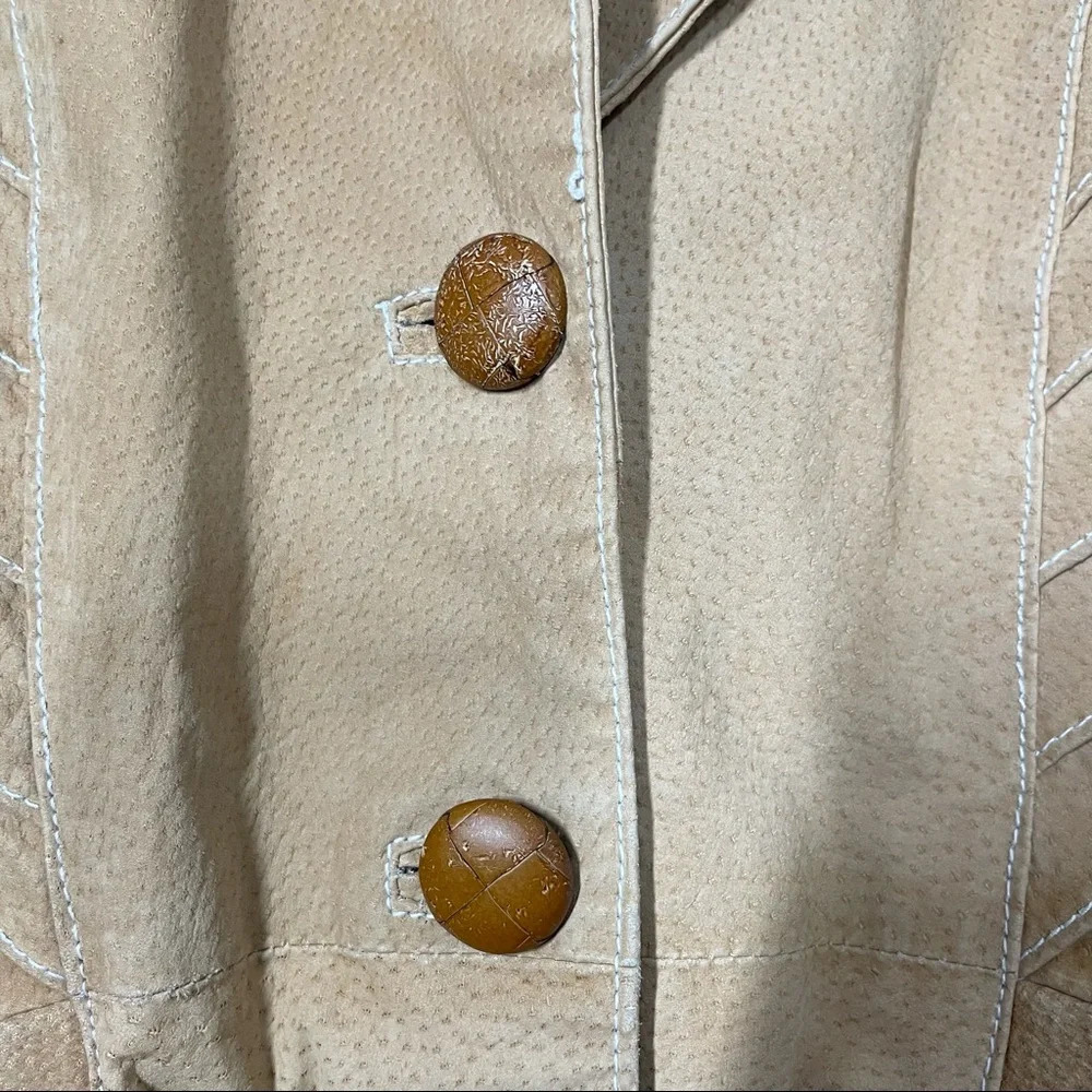 Vintage Styles 100% Genuine Leather Coat Jacket size M - Picture 13 of 15